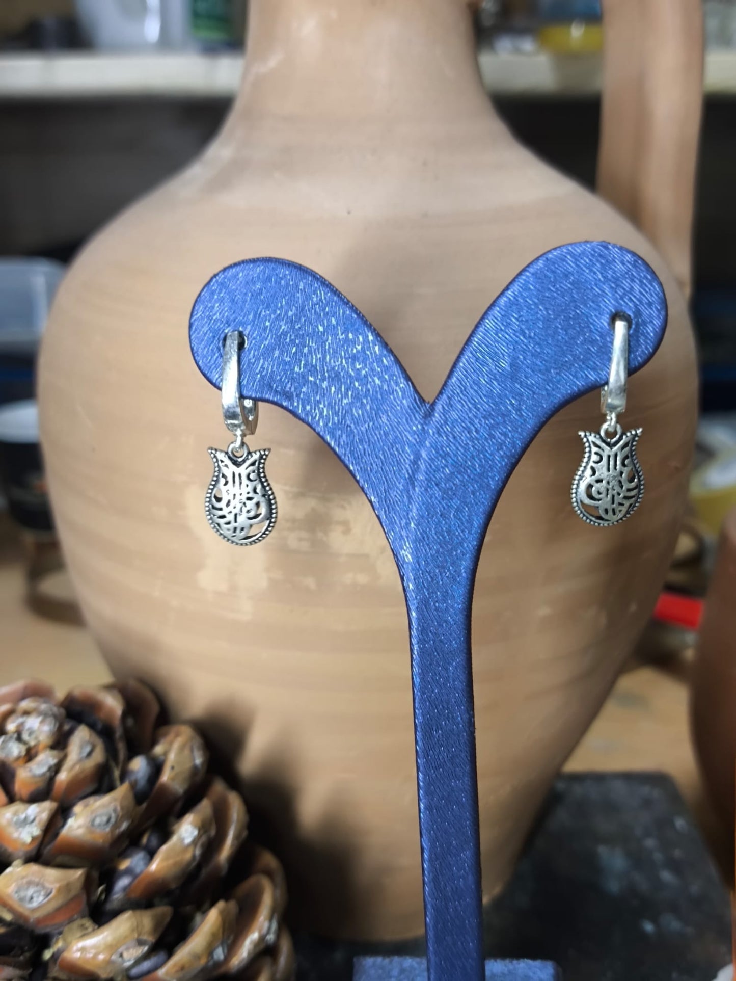 925 Ayar Gümüş Lale Küpe