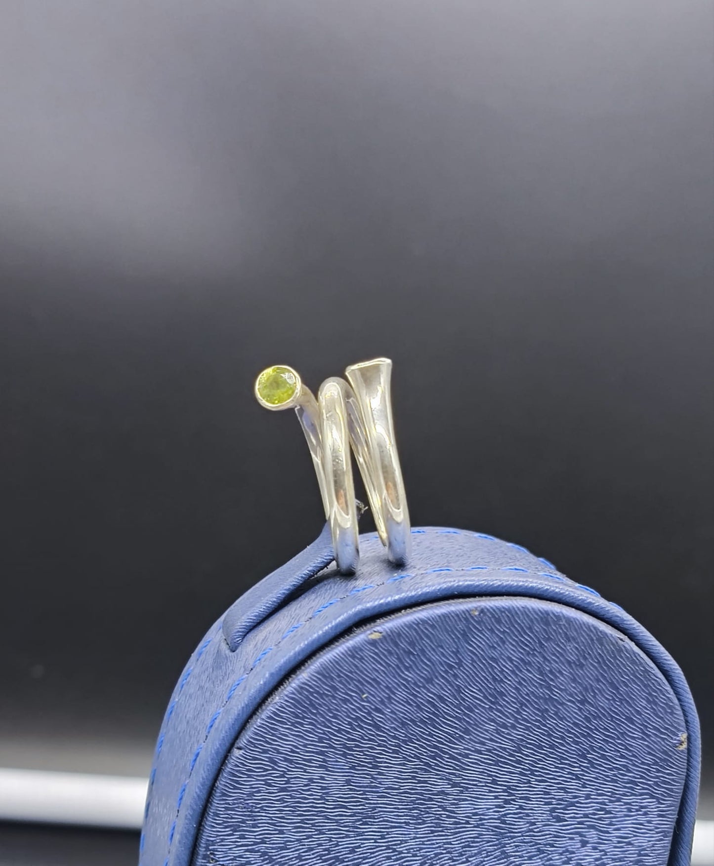 Turmalin Taşlı Gümüş Yüzük 2